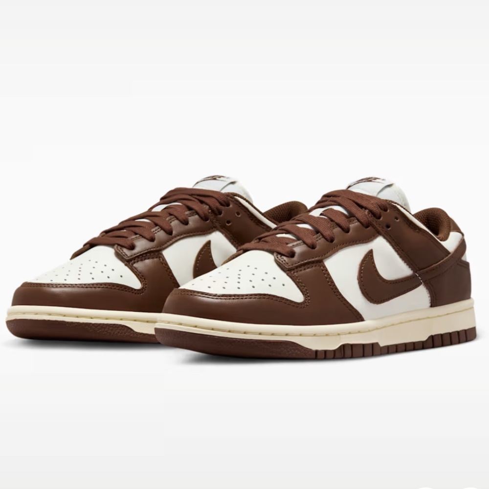 Nike Dunk Low, Color Sail Cacao/Wow, Women’s 6.5 Brown Cream FD1503-124